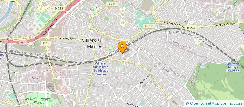 localisation de l'entreprise MONSIEUR MARCIO VIEIRA SANTOS à VILLIERS-SUR-MARNE