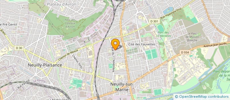 localisation de l'entreprise MONSIEUR MARCLY MOISE à NEUILLY SUR MARNE