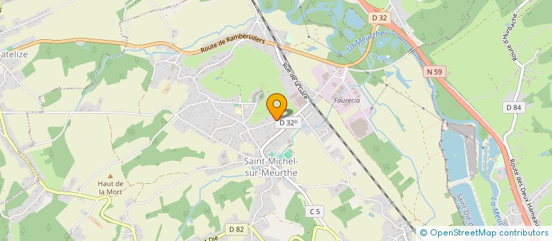 localisation de l'entreprise MONSIEUR MARCO ACQUAFRESCA à SAINT-MICHEL-SUR-MEURTHE