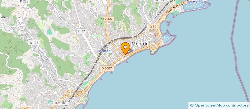 localisation de l'entreprise MONSIEUR MARCO ALBORNO à MENTON