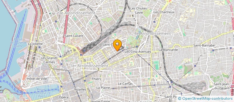 localisation de l'entreprise MONSIEUR MARCO-ANDREA BERNARD à MARSEILLE