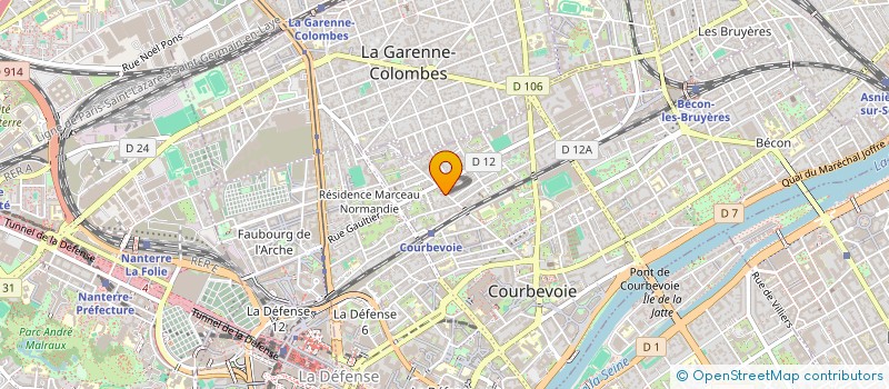 localisation de l'entreprise MONSIEUR MARCO ANES GONCALO à COURBEVOIE