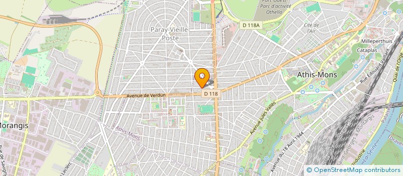 localisation de l'entreprise MONSIEUR MARCO ANTONIO NUNES  ATHIS-MONS