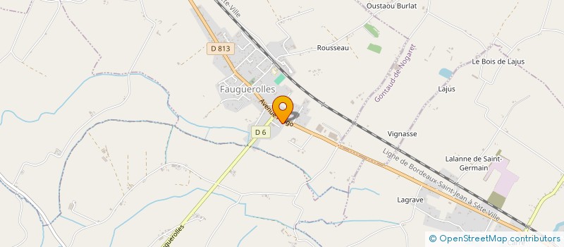 localisation de l'entreprise MONSIEUR MARCO ANTONIO OLIVEIRA FERNANDES  FAUGUEROLLES