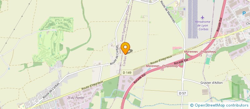 localisation de l'entreprise MONSIEUR MARCO ANTONIO VIEIRA SANTOS à CORBAS