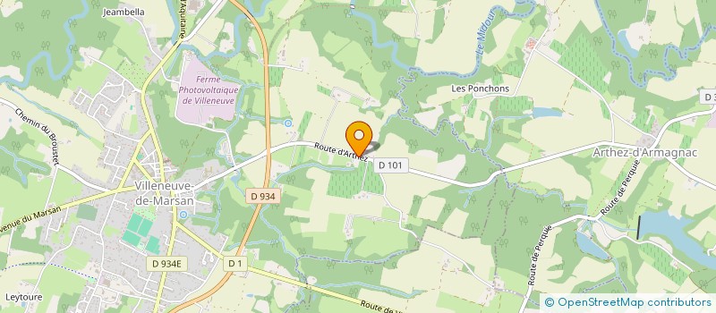 localisation de l'entreprise MONSIEUR MARCO ANTUNES FARIA  VILLENEUVE-DE-MARSAN