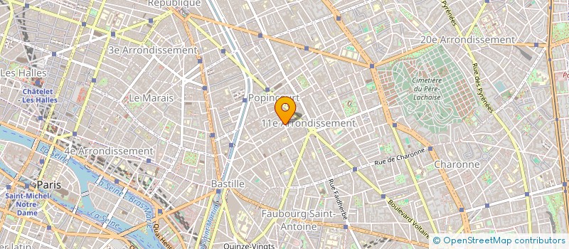 localisation de l'entreprise MONSIEUR MARCO BALDINI  PARIS