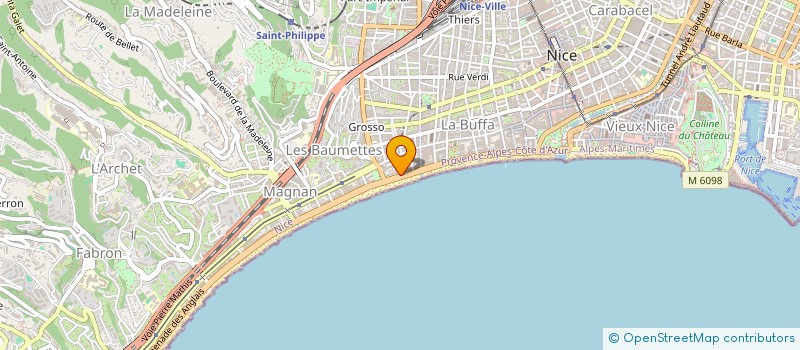 localisation de l'entreprise MONSIEUR MARCO BARSOTTI à NICE
