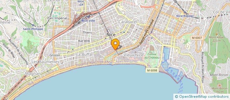 localisation de l'entreprise MONSIEUR MARCO BIANCHI à NICE