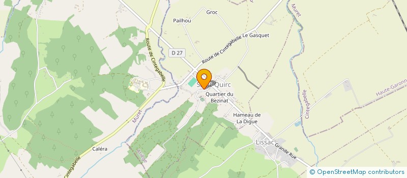 localisation de l'entreprise MONSIEUR MARCO BONGIOANNI à SAINT-QUIRC