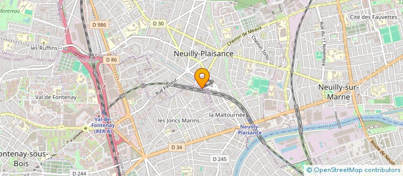 localisation de l'entreprise MONSIEUR MARCO CARUSO FONTANA  NEUILLY-PLAISANCE