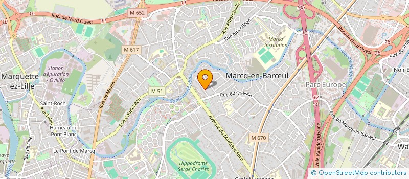 localisation de l'entreprise MONSIEUR MARCO CASAZZA à MARCQ-EN-BARŒUL