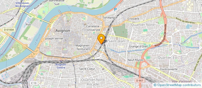 localisation de l'entreprise MONSIEUR MARCO CHARDELAIN  AVIGNON