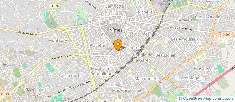 localisation de l'entreprise MONSIEUR MARCO CHAVERNAC  NIMES