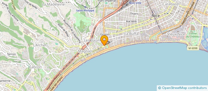 localisation de l'entreprise MONSIEUR MARCO COSENTINO à NICE