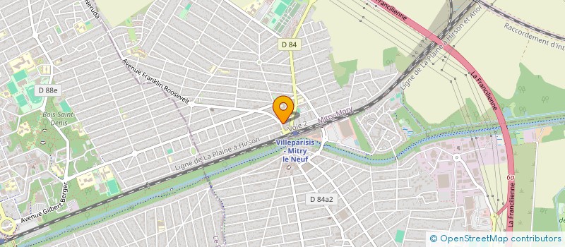 localisation de l'entreprise MONSIEUR MARCO CRUZ  MITRY-MORY