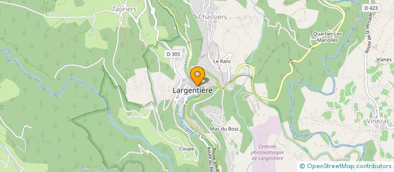 localisation de l'entreprise MONSIEUR MARCO CURRELI à LARGENTIERE