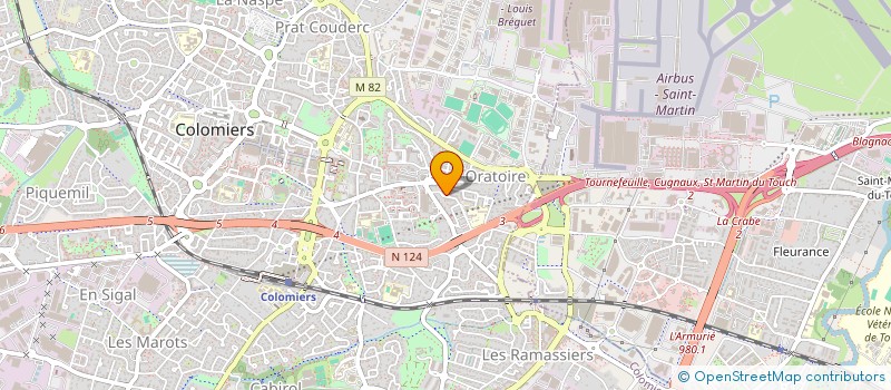 localisation de l'entreprise MONSIEUR MARCO D ANGELO à COLOMIERS
