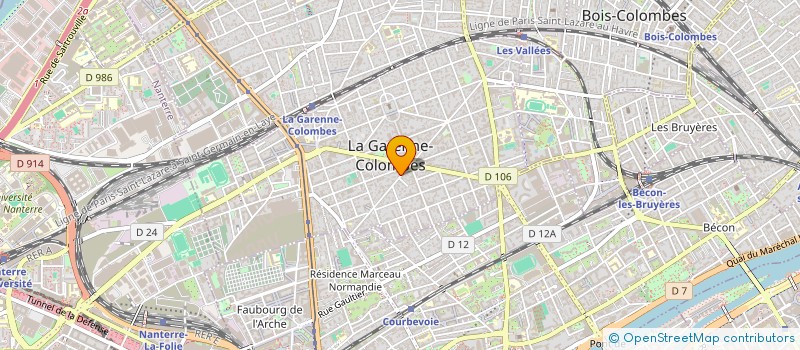 localisation de l'entreprise MONSIEUR MARCO DA COSTA GOMES à LA GARENNE-COLOMBES