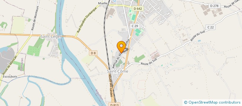 localisation de l'entreprise MONSIEUR MARCO DE ALMEIDA LUIS  AIGUILLON