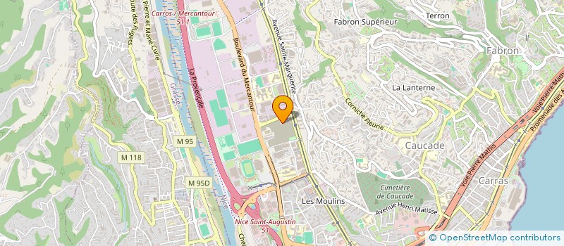 localisation de l'entreprise MONSIEUR MARCO DE ANGELIS à NICE