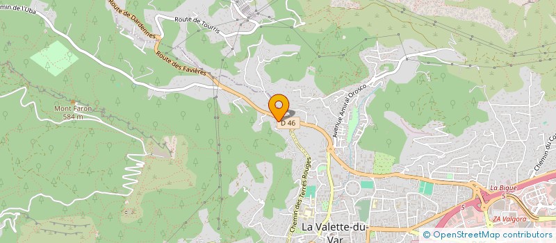 localisation de l'entreprise MONSIEUR MARCO DE LORENZI  TOULON