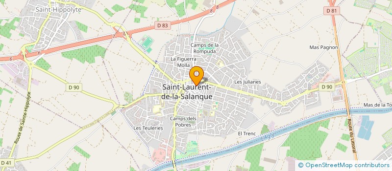 localisation de l'entreprise MONSIEUR MARCO DE OLIVEIRA SANTOS à SAINT-LAURENT-DE-LA-SALANQUE