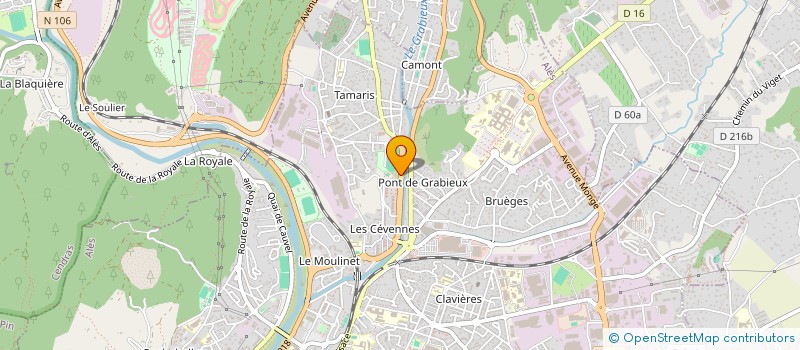 localisation de l'entreprise MONSIEUR MARCO DE SOUSA VIEIRA à ALES
