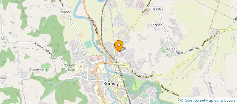 localisation de l'entreprise MONSIEUR MARCO DIAS DA SILVA  VALLIERES-SUR-FIER