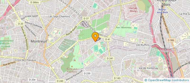 localisation de l'entreprise MONSIEUR MARCO DOS REIS MATOS à MONTREUIL