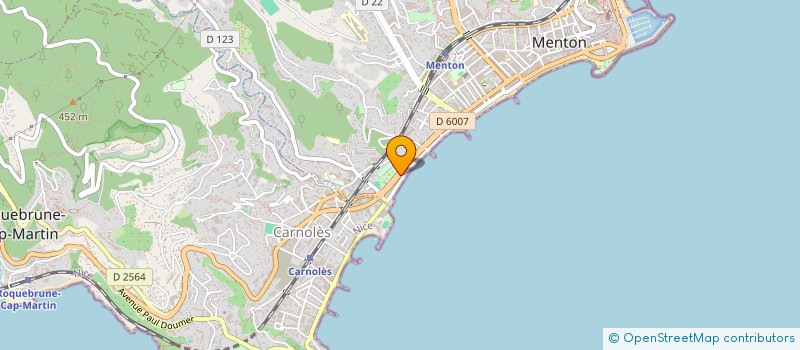 localisation de l'entreprise MONSIEUR MARCO FASCIOLO  MENTON