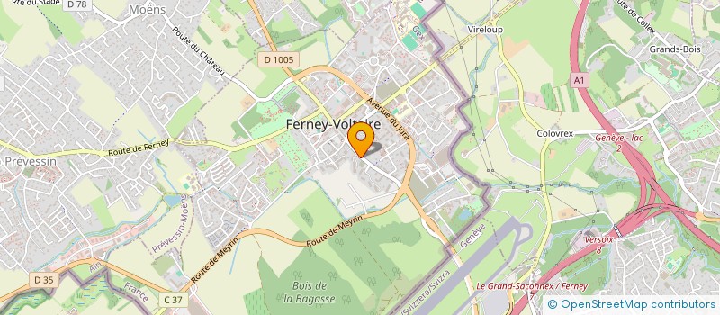 localisation de l'entreprise MONSIEUR MARCO FECI à FERNEY-VOLTAIRE