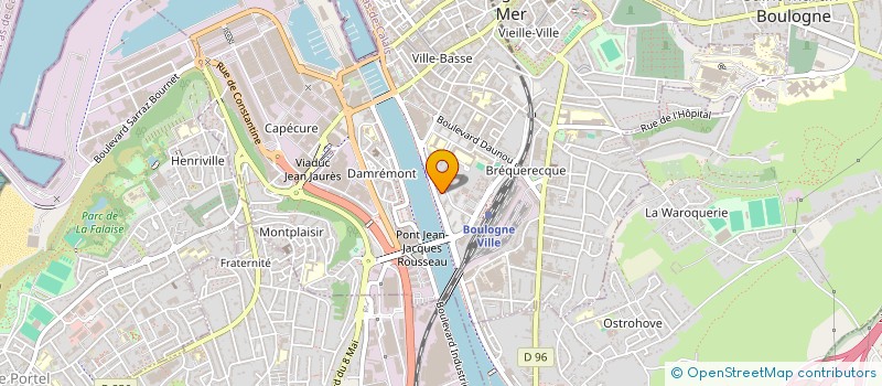 localisation de l'entreprise MONSIEUR MARCO FELICE  BOULOGNE-SUR-MER