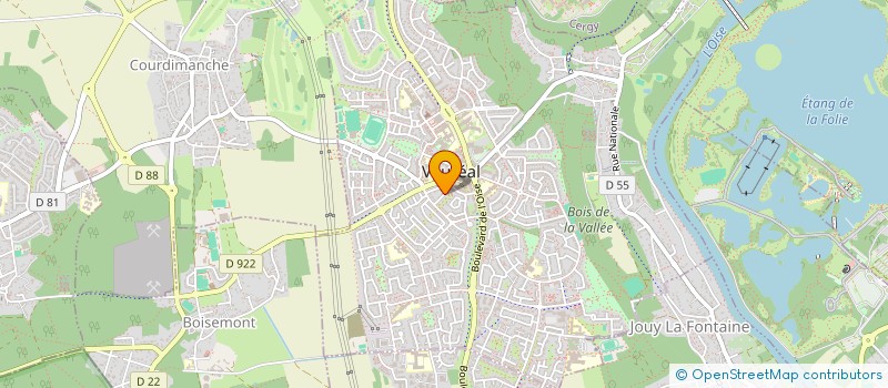 localisation de l'entreprise MONSIEUR MARCO FERNANDES  VAUREAL