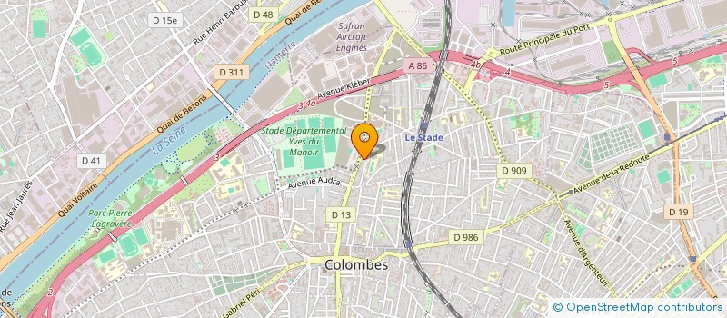 localisation de l'entreprise MONSIEUR MARCO FERNANDES VELOSO à COLOMBES