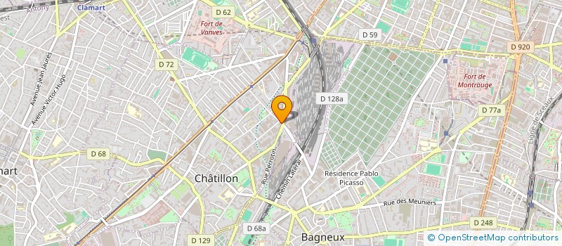 localisation de l'entreprise MONSIEUR MARCO FERRAND à CHATILLON