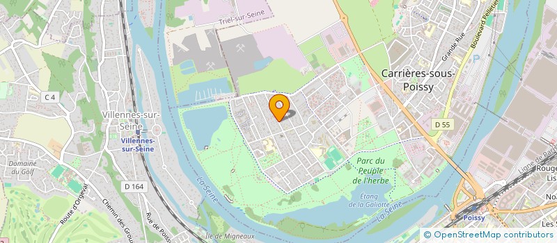 localisation de l'entreprise MONSIEUR MARCO FERREIRA PRATAS  CARRIERES-SOUS-POISSY