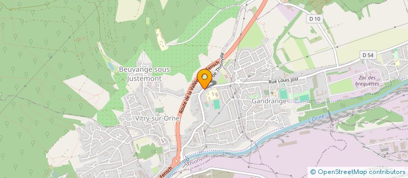 localisation de l'entreprise MONSIEUR MARCO FRANCESCHINI  VITRY-SUR-ORNE