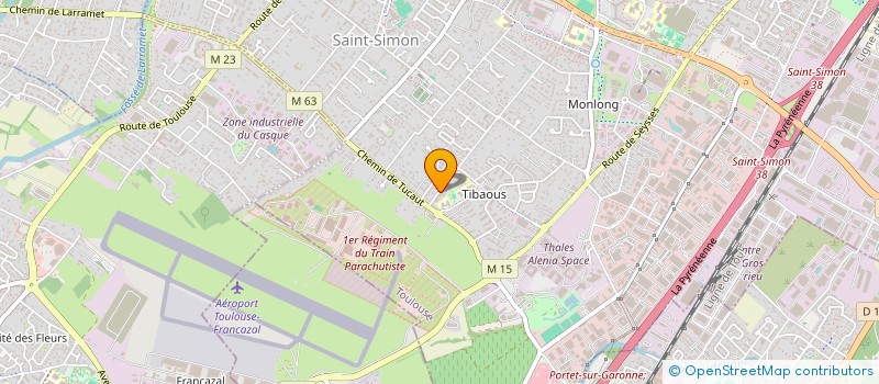 localisation de l'entreprise MONSIEUR MARCO FREITAS  TOULOUSE