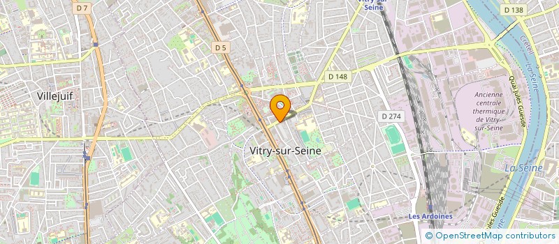 localisation de l'entreprise MONSIEUR MARCO GARAVINI  VITRY-SUR-SEINE