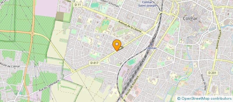 localisation de l'entreprise MONSIEUR MARCO GATTIGO  COLMAR