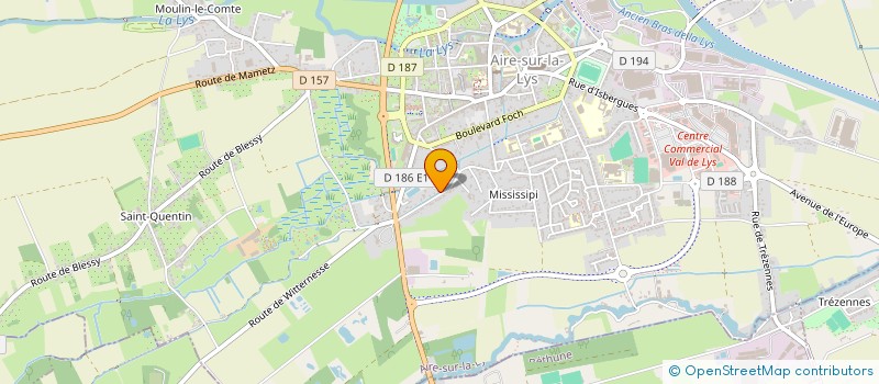 localisation de l'entreprise MONSIEUR MARCO GERMAIN  RACQUINGHEM