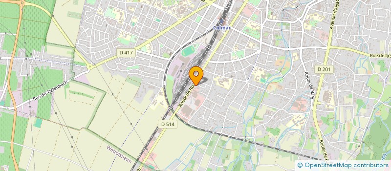 localisation de l'entreprise MONSIEUR MARCO GIAMMARIA  COLMAR