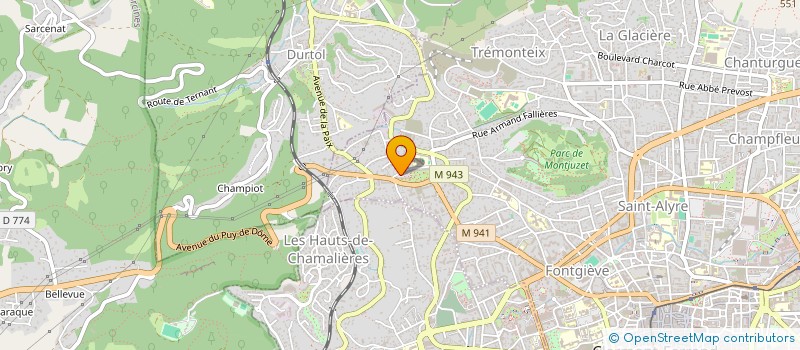 localisation de l'entreprise MONSIEUR MARCO GIANNELLI  CLERMONT-FERRAND