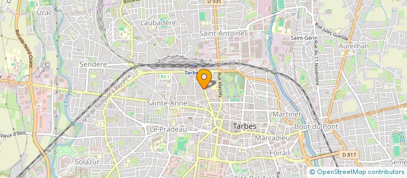 localisation de l'entreprise MONSIEUR MARCO GILLES DA COSTA  TARBES