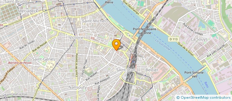 localisation de l'entreprise MONSIEUR MARCO GOLDSETIN  BORDEAUX