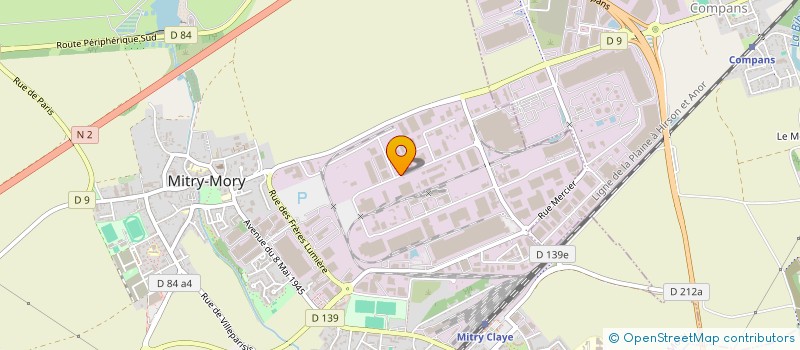 localisation de l'entreprise MONSIEUR MARCO GOLDSETIN  MITRY-MORY