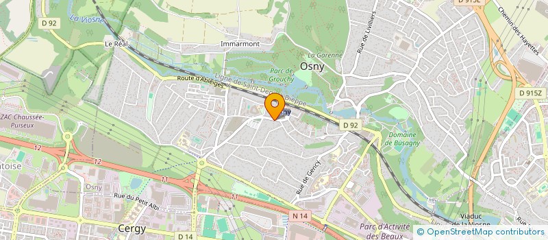 localisation de l'entreprise MONSIEUR MARCO GOMES  OSNY