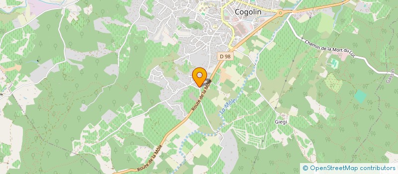 localisation de l'entreprise MONSIEUR MARCO GREPPI à COGOLIN