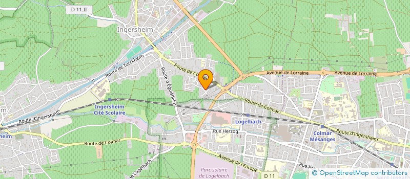 localisation de l'entreprise MONSIEUR MARCO GUTLEBEN  INGERSHEIM